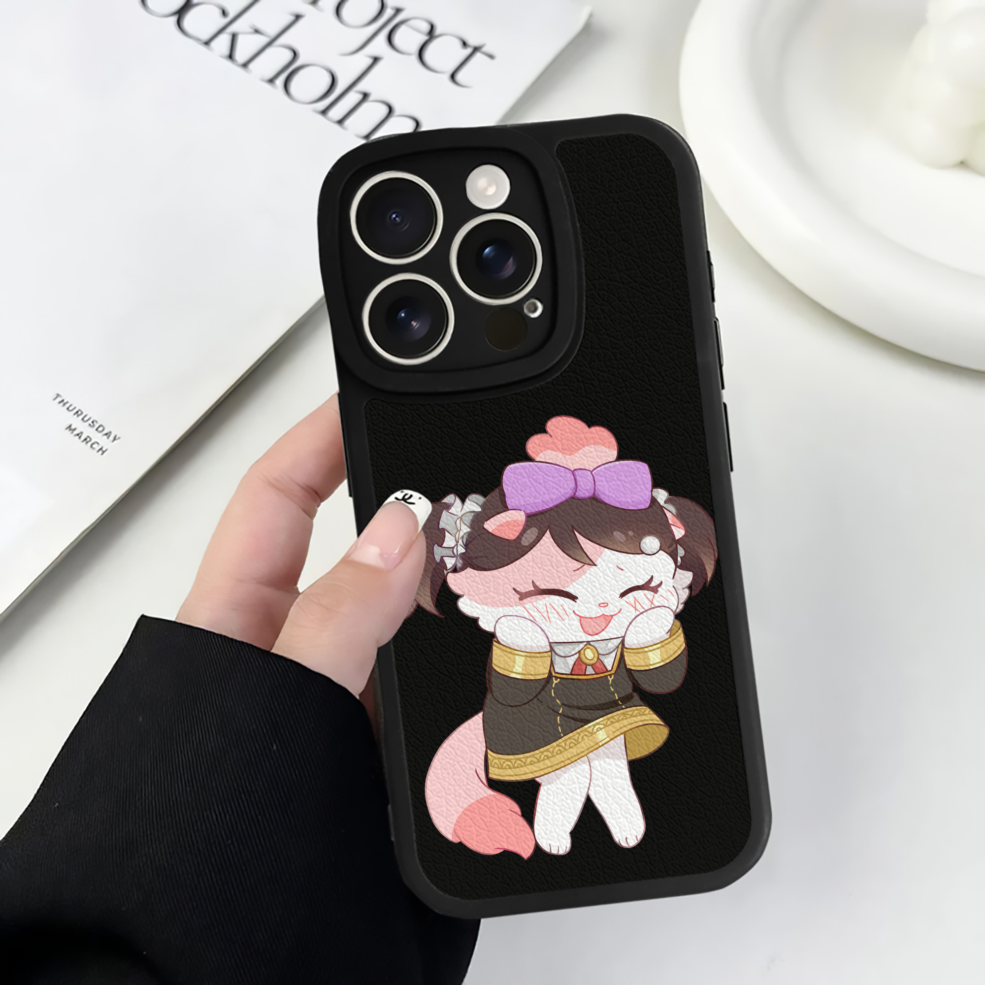 （画像用） SPY×FAMILY间谍家家酒 【iPhone 16シリーズ対応】シリコンスマホケース（レザー調） 材質：シリコン